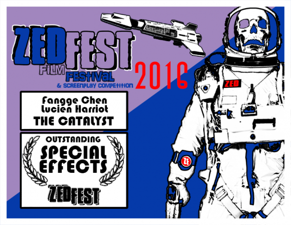 Outstanding Special Effects, Mechanism Digital, Lucien Harriot, "The Catalyst," Zed Fest Film Festival